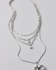 Urban Outfitters Lotus Layering Necklaces Set in Silver, Women's at Urban Outfitters - 2