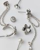 Urban Outfitters Lotus Multi Earrings Set in Silver, Women's at Urban Outfitters - 2