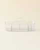 Urban Outfitters Lucy Sectioned Plastic Bathroom Caddy in Clear at Urban Outfitters - 1