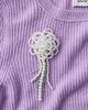 Urban Outfitters Lucy Statement Pearl Flower Brooch in Pearl at Urban Outfitters - 2