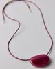Urban Outfitters Luna Pendant Corded Necklace in Red, Women's at Urban Outfitters - 1
