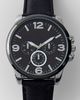 Urban Outfitters Marlin Leather Chronograph Watch in Black, Men's at Urban Outfitters - 1