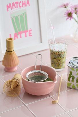 Urban Outfitters Matcha Tea Essential 5-Piece Kit in Pink at Urban Outfitters