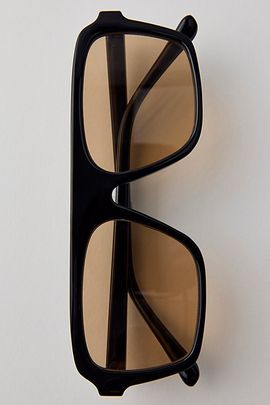 Urban Outfitters Mateo Aviator Sunglasses in Black, Men's at Urban Outfitters