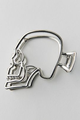 Urban Outfitters Metal Skull Claw Clip in Silver, Women's at Urban Outfitters