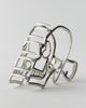 Urban Outfitters Metal Skull Claw Clip in Silver, Women's at Urban Outfitters - 2