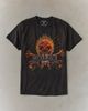 Urban Outfitters Metallica Vintage Tour Graphic Tee in Washed Black, Men's at Urban Outfitters - 1