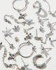 Urban Outfitters Midnight Mix & Match Multi Earrings Set in Silver, Women's at Urban Outfitters - 1