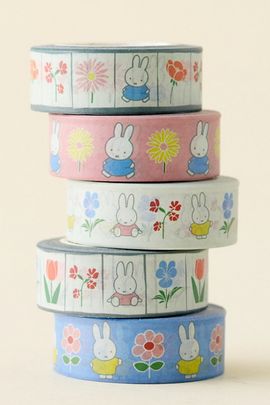 Urban Outfitters Miffy Floral UO Exclusive Washi Tape Set in Assorted at Urban Outfitters