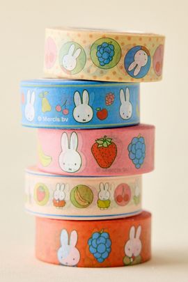 Urban Outfitters Miffy Fruitful UO Exclusive Washi Tape Set in Assorted at Urban Outfitters