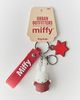 Urban Outfitters Miffy UO Exclusive Maroon Muse 3D Rubber Lanyard Keychain in Maroon Muse at Urban Outfitters - 3