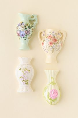 Urban Outfitters Mini Flower Vase Fridge Magnet Set in Assorted at Urban Outfitters