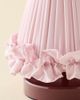 Urban Outfitters Mini Ruffled Table Lamp in Rose Shade/Burgundy Base at Urban Outfitters - 3