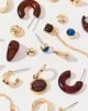 Urban Outfitters Misha Color Pop Multi Earrings Set in Brown, Women's at Urban Outfitters - 1