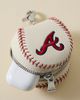Urban Outfitters MLB Atlanta Braves Baseball Pouch Keychain in Atlanta Braves at Urban Outfitters - 4