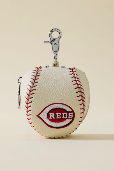 Urban Outfitters MLB Cincinnati Reds Baseball Pouch Keychain in Cincinnati Reds at Urban Outfitters