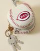 Urban Outfitters MLB Cincinnati Reds Baseball Pouch Keychain in Cincinnati Reds at Urban Outfitters - 4