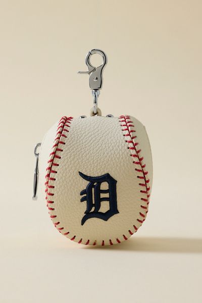 Urban Outfitters MLB Detroit Tigers Baseball Pouch Keychain in Detroit Tigers at Urban Outfitters