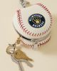 Urban Outfitters MLB Milwaukee Brewers Baseball Pouch Keychain in Milwaukee Brewers at Urban Outfitters - 4