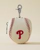 Urban Outfitters MLB Philadelphia Phillies Baseball Pouch Keychain in White at Urban Outfitters - 1
