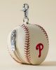 Urban Outfitters MLB Philadelphia Phillies Baseball Pouch Keychain in White at Urban Outfitters - 2