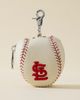 Urban Outfitters MLB St. Louis Cardinals Baseball Pouch Keychain in St. Louis Cardinals at Urban Outfitters - 1