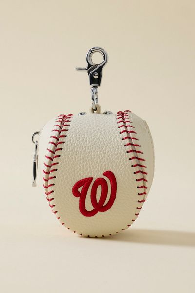 Urban Outfitters MLB Washington Nationals Baseball Pouch Keychain in Washington Nationals at Urban Outfitters