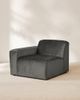 Urban Outfitters Modular Velvet Sofa in Dark Grey at Urban Outfitters - 2