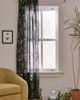 Urban Outfitters Myla Floral Window Panel in Charcoal at Urban Outfitters - 1