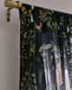 Urban Outfitters Myla Floral Window Panel in Charcoal at Urban Outfitters - 4