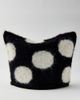 Urban Outfitters Mylo Polka Dot Square Beanie in Black/White, Women's at Urban Outfitters - 1
