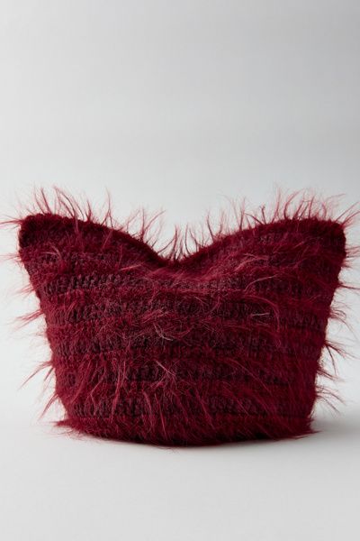 Urban Outfitters Mylo Square Beanie in Maroon, Women's at Urban Outfitters