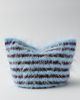 Urban Outfitters Mylo Striped Square Beanie in Chocolate, Women's at Urban Outfitters - 1