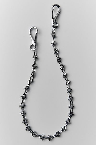 Urban Outfitters Neighborhood Link Wallet Chain in Silver, Men's at Urban Outfitters