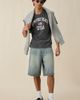 Urban Outfitters Newport Beach USA Graphic Tee in Washed Charcoal, Men's at Urban Outfitters - 3