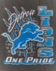 Urban Outfitters NFL Detroit Lions Graphic Heavyweight Tee in Black, Men's at Urban Outfitters - 2