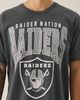 Urban Outfitters NFL Las Vegas Raiders Graphic Tee in Grey, Men's at Urban Outfitters - 1
