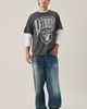 Urban Outfitters NFL Las Vegas Raiders Graphic Tee in Grey, Men's at Urban Outfitters - 4