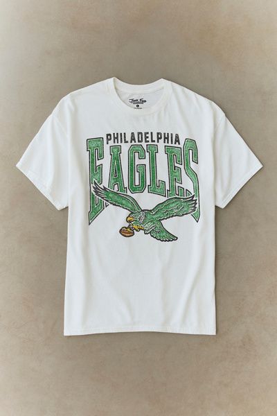 Urban Outfitters NFL Philadelphia Eagles Vintage Graphic Tee in White, Men's at Urban Outfitters