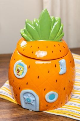 Urban Outfitters Nickelodeon SpongeBob SquarePants Ceramic Snack Jar at Urban Outfitters