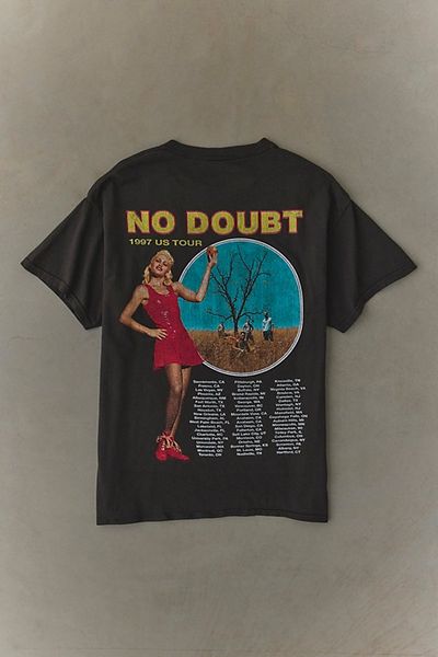 Urban Outfitters No Doubt 1997 US Tour Graphic Tee in Black, Men's at Urban Outfitters