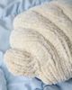 Urban Outfitters Oceanic Icon Shaped Chenille Knit Throw Pillow in Shell at Urban Outfitters - 2