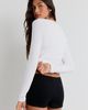 Urban Outfitters Out From Under Robbie Ribbed Micro Shorts in Black, Women's at Urban Outfitters - 4