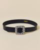 Urban Outfitters Paloma Studded Buckle Leather Belt in Black, Women's at Urban Outfitters - 3