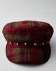 Urban Outfitters Plaid Pattern Baker Boy Hat in Blue Plaid, Women's at Urban Outfitters - 2
