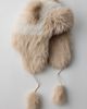 Urban Outfitters Plush Faux Fur Ear Trapper Hat in Ivory, Women's at Urban Outfitters - 1