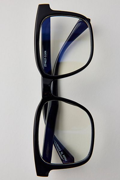 Urban Outfitters Preston Square Blue Light Glasses in Black, Men's at Urban Outfitters