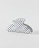 Urban Outfitters Printed Polka Dot Claw Clip in White, Women's at Urban Outfitters - 3