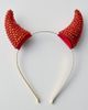 Urban Outfitters Rhinestone Devil Ears Headband in Red, Women's at Urban Outfitters - 1