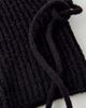 Urban Outfitters Ribbed Balaclava Hood in Black, Women's at Urban Outfitters - 3
